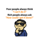 40 Wealth Quotes (English Version)（個別スタンプ：4）