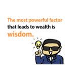 40 Wealth Quotes (English Version)（個別スタンプ：26）