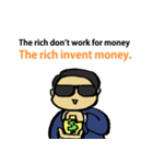 40 Wealth Quotes (English Version)（個別スタンプ：37）