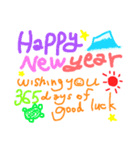 Greeting Message by Amara（個別スタンプ：6）