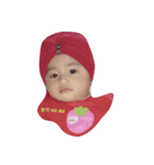 Hi my name is alesha（個別スタンプ：3）