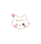 ネコ吹き出しスタンプ（個別スタンプ：12）
