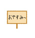 連絡用看板スタンプ（個別スタンプ：13）