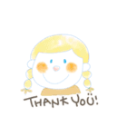 ほっこり女子。（個別スタンプ：1）