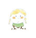 ほっこり女子。（個別スタンプ：4）