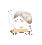 ほっこり女子。（個別スタンプ：9）