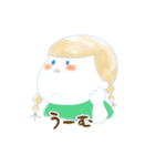 ほっこり女子。（個別スタンプ：15）