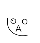 Alphabet Menmen（個別スタンプ：2）