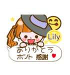 【Lily専用❤基本】コメント付きだよ❤40個（個別スタンプ：6）