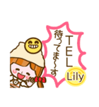 【Lily専用❤基本】コメント付きだよ❤40個（個別スタンプ：18）
