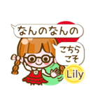 【Lily専用❤基本】コメント付きだよ❤40個（個別スタンプ：25）
