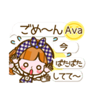 【Ava専用❤基本】コメント付きだよ❤40個（個別スタンプ：9）
