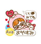 【Ava専用❤基本】コメント付きだよ❤40個（個別スタンプ：11）