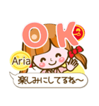 【Aria専用❤基本】コメント付きだよ❤40個（個別スタンプ：1）