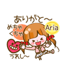 【Aria専用❤基本】コメント付きだよ❤40個（個別スタンプ：5）
