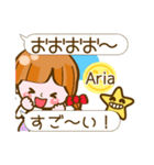 【Aria専用❤基本】コメント付きだよ❤40個（個別スタンプ：35）