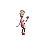 Ms Pinky : Crazy Dance (Animated)（個別スタンプ：8）