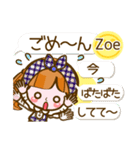 【Zoe専用❤基本】コメント付きだよ❤40個（個別スタンプ：9）