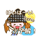 【Sophia専用❤基本】コメント付きだよ❤40個（個別スタンプ：2）