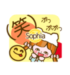 【Sophia専用❤基本】コメント付きだよ❤40個（個別スタンプ：21）