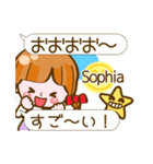 【Sophia専用❤基本】コメント付きだよ❤40個（個別スタンプ：35）