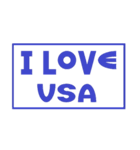 I Love USA.（個別スタンプ：16）