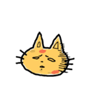 Bright yellow cat（個別スタンプ：8）
