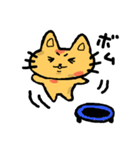 Bright yellow cat（個別スタンプ：32）