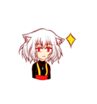 White Haired Cat Girl（個別スタンプ：6）