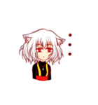 White Haired Cat Girl（個別スタンプ：7）