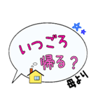 母専用ふきだし（個別スタンプ：23）