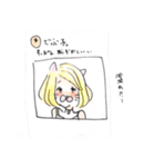 lazy girl stamp（個別スタンプ：20）