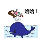 Cute girl's little world（個別スタンプ：24）