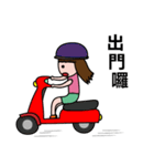 Cute girl's little world（個別スタンプ：36）