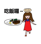 Cute girl's little world（個別スタンプ：37）