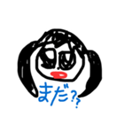 ヘタクソ辛口女の子スタンプ（個別スタンプ：1）