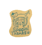 ともはんの消しゴムはんこ（個別スタンプ：1）