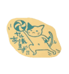 ともはんの消しゴムはんこ（個別スタンプ：4）