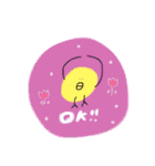 まるくおさまったみんな（個別スタンプ：15）