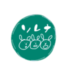 まるくおさまったみんな（個別スタンプ：17）