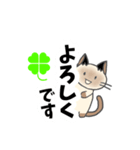 シャム猫ルーちゃん（個別スタンプ：5）