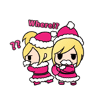 Izzy ＆ Chenwen Sisters - Merry Christmas（個別スタンプ：16）