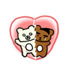 Love Diary:Coffee Bear＆Cotton Candy Bear（個別スタンプ：4）