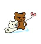 Love Diary:Coffee Bear＆Cotton Candy Bear（個別スタンプ：8）