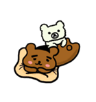 Love Diary:Coffee Bear＆Cotton Candy Bear（個別スタンプ：15）