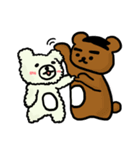 Love Diary:Coffee Bear＆Cotton Candy Bear（個別スタンプ：16）