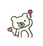 Love Diary:Coffee Bear＆Cotton Candy Bear（個別スタンプ：21）