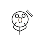 Circle head man（個別スタンプ：3）