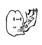 コッペパンうさぎ（個別スタンプ：8）