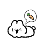 コッペパンうさぎ（個別スタンプ：16）